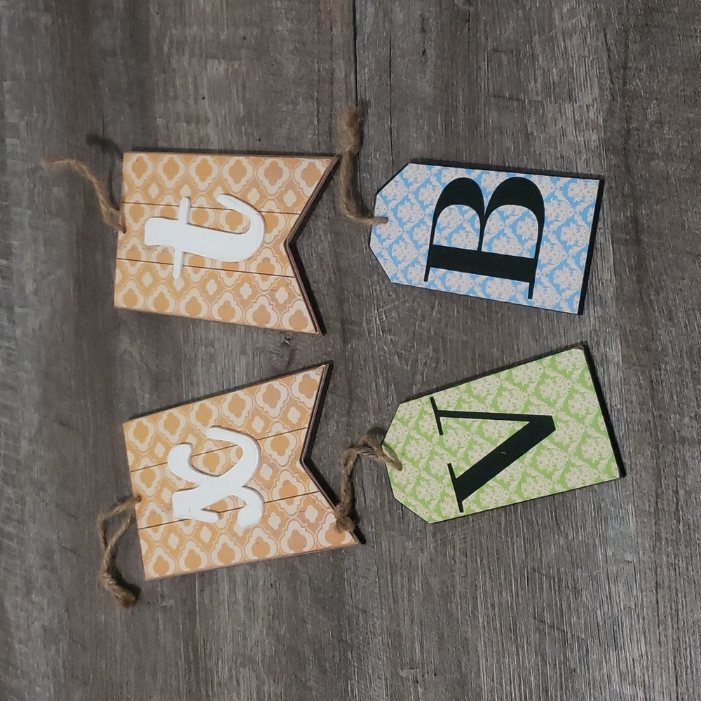 Used Letter Decor